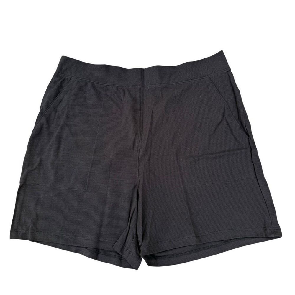 LUNYA X Lahgo Shorts Mens Black Pull On Pockets COOL EVERY DAY size L New